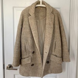 Jolt Oversized Wool Peacoat